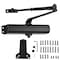 Lawrence Manual, Hydraulic, Door Closer, Medium to Heavy Duty Interior and Exterior, Matte Black LH5016-US19 - alternate 1